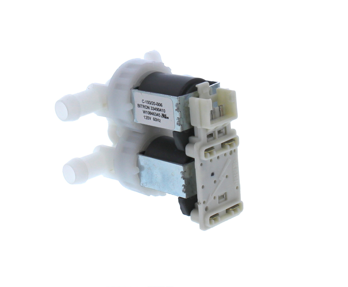 W11044834 - Genuine OEM Whirlpool Washer Water Inlet Valve